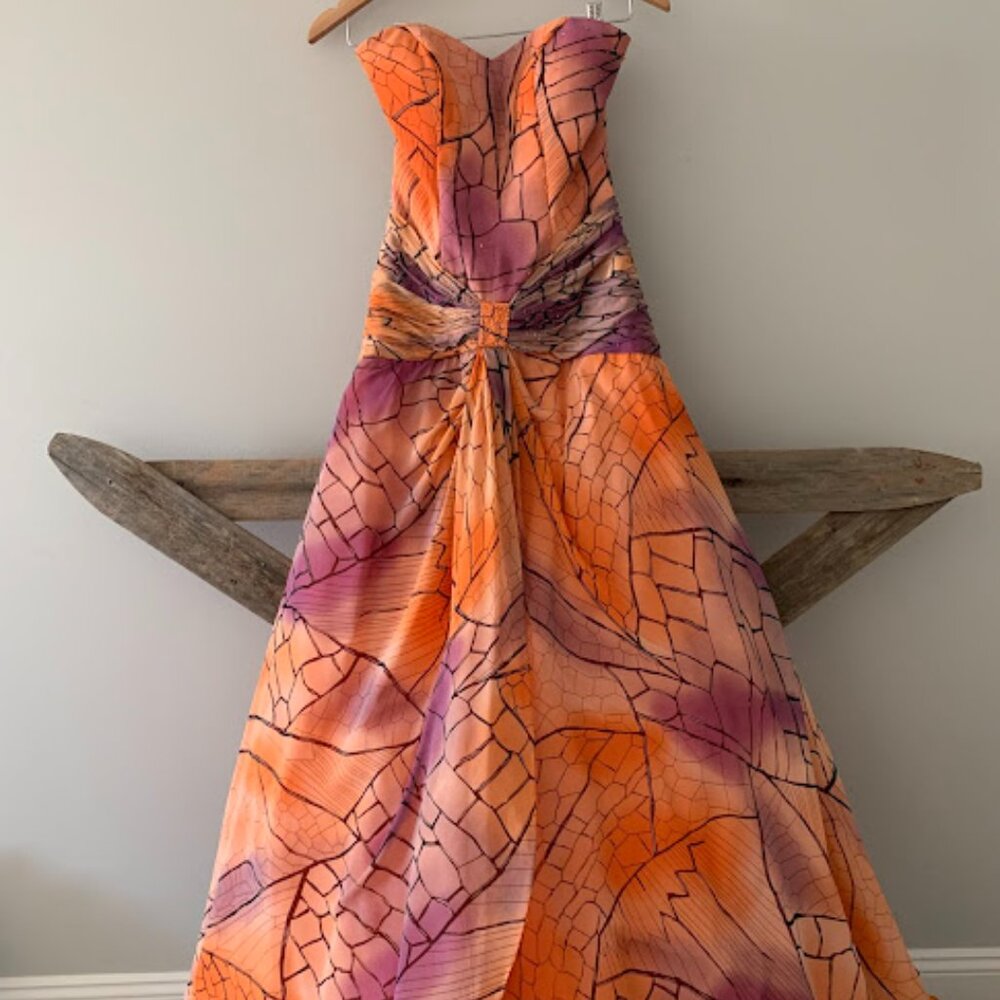 COPY - Cirer By Landa Designer' Monarch' Prom dress-AMAZING! size 2- Vintage